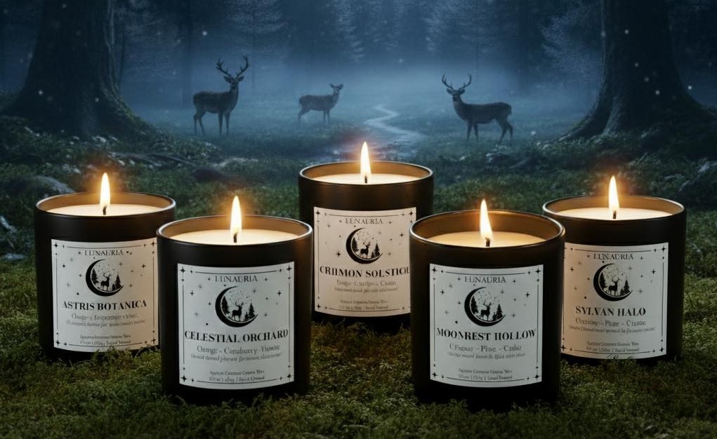 Lunauria artisan candle